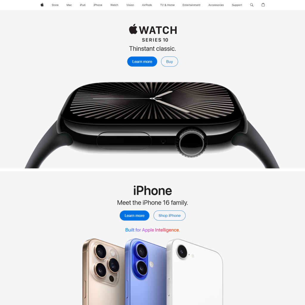 A website with great ux
