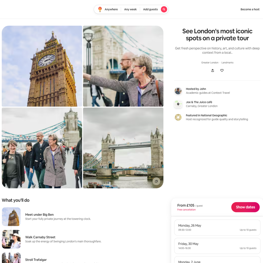 A website with great ux