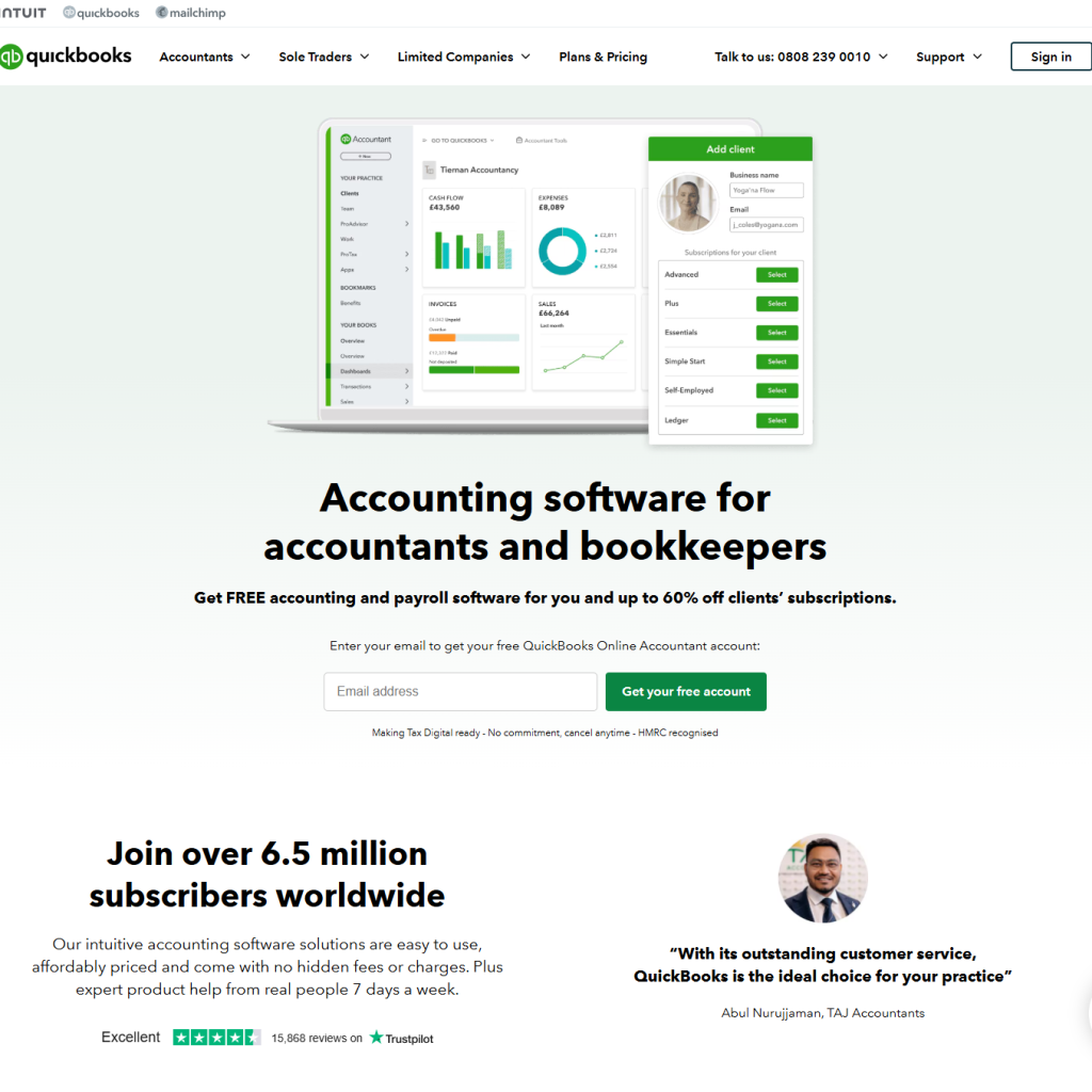 A website with great ux